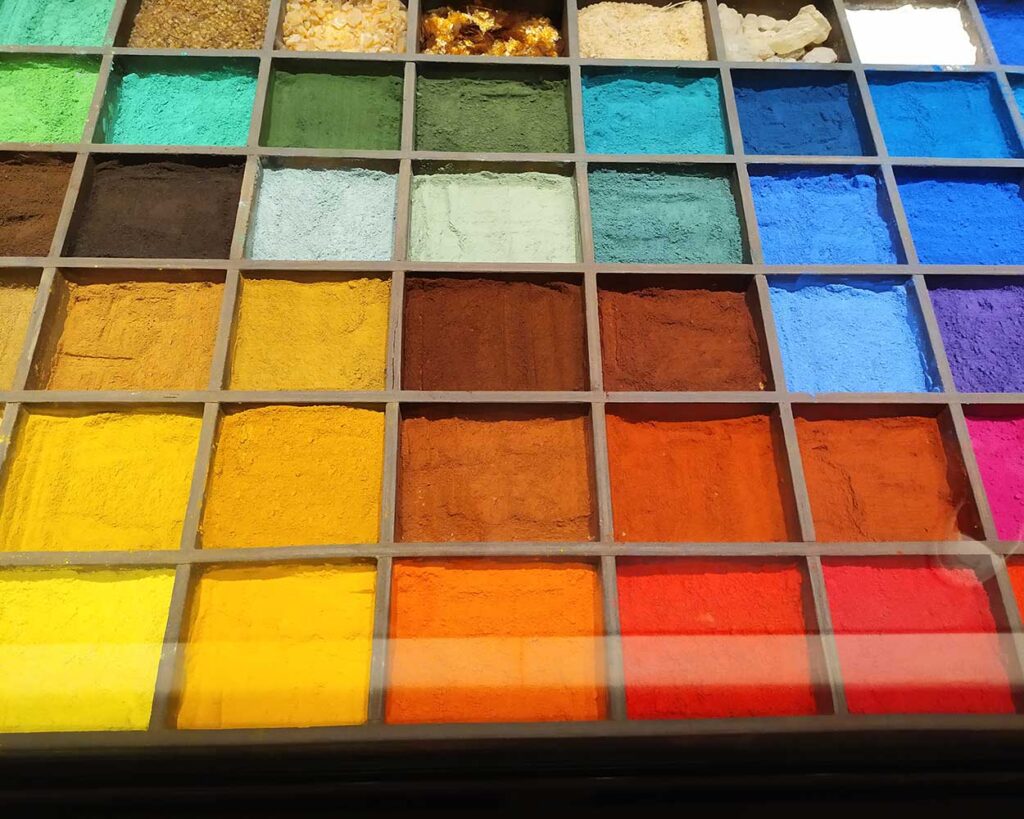 paleta barwników